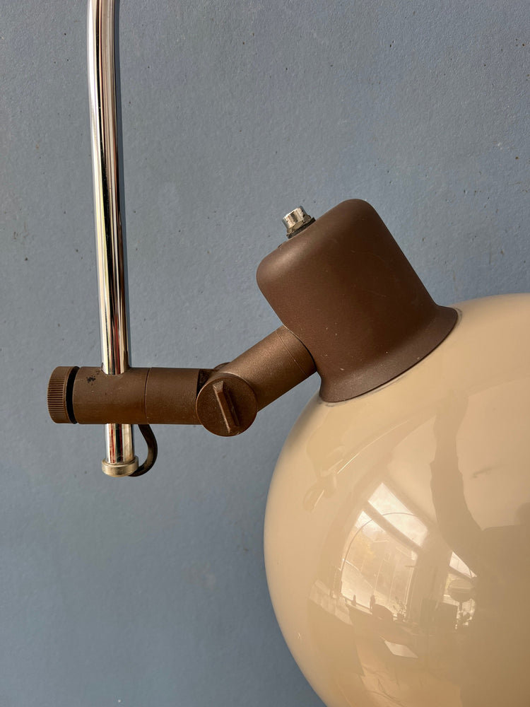 Mid Century Herda Mushroom Arc Wall Lamp - Space Age Light Fixture