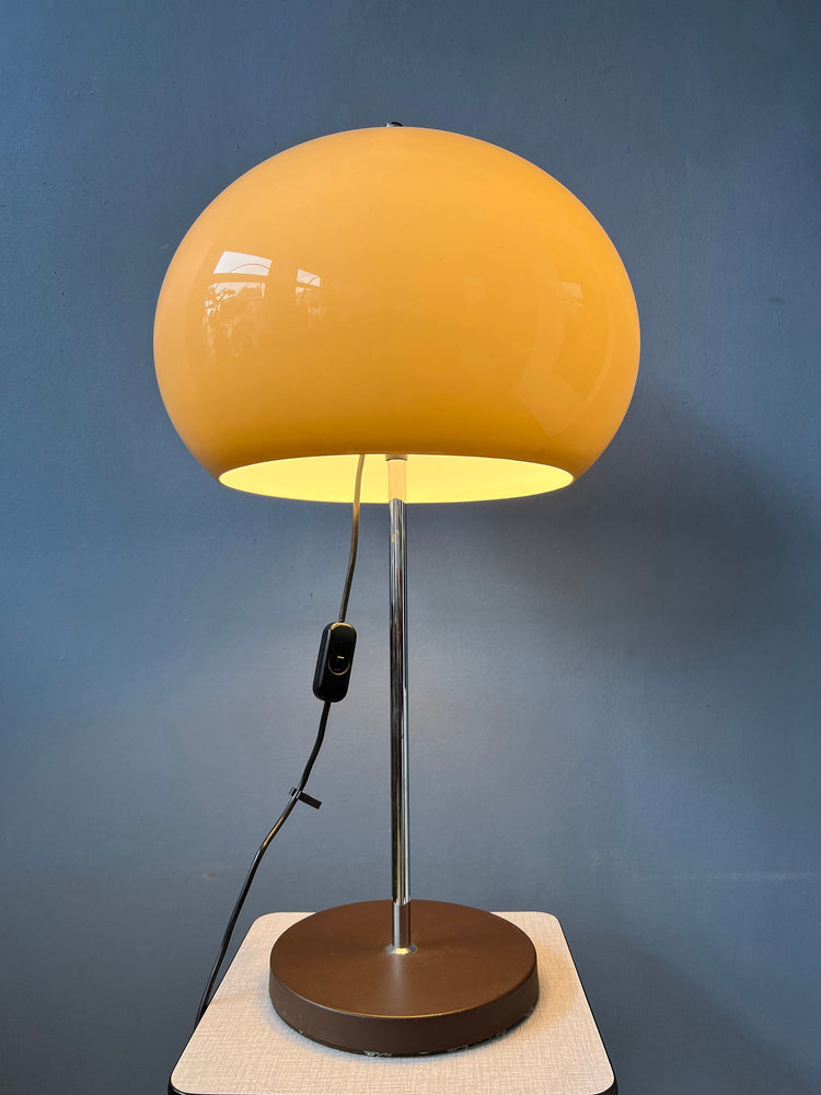 Dijkstra Table Lamp - Mushroom Desk Lamp - Beige Space Age Light