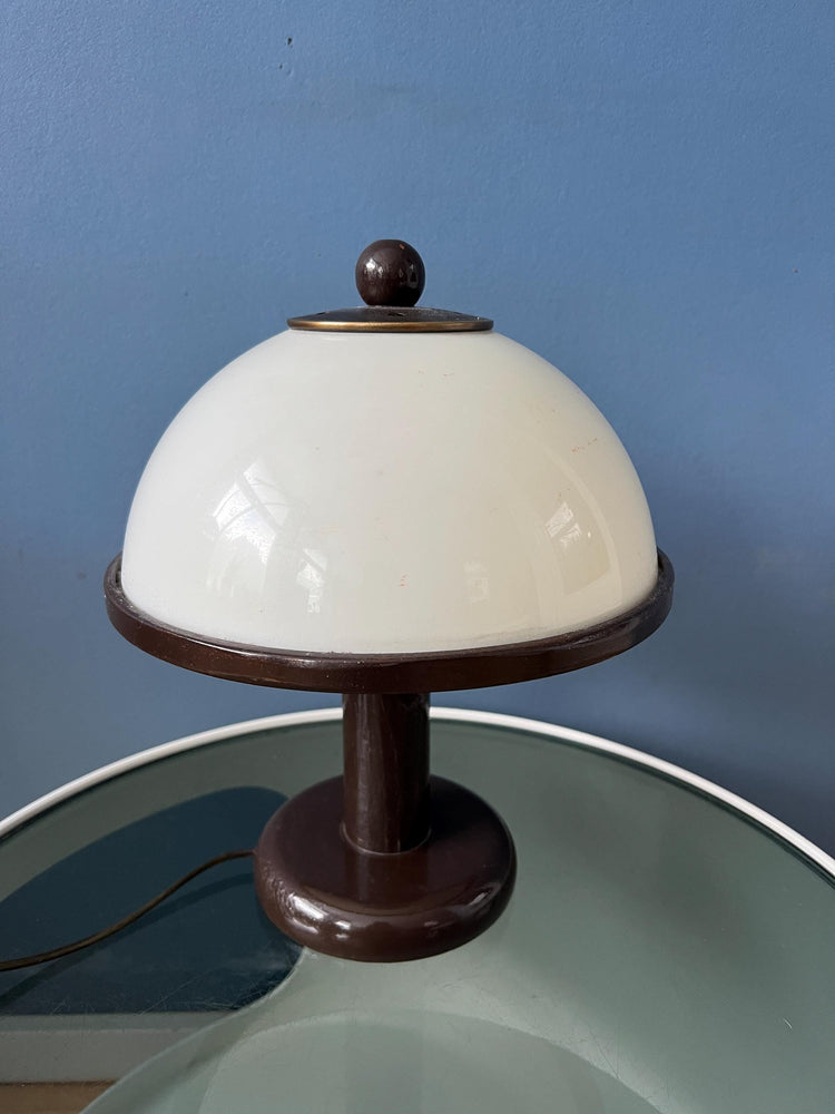 Small Steinhauer Wooden Mushroom Table Lamp