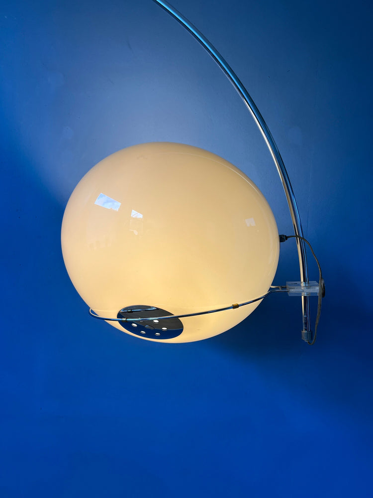 Mid Century Space Age Mushroom Arc Floor Lamp by GEPO