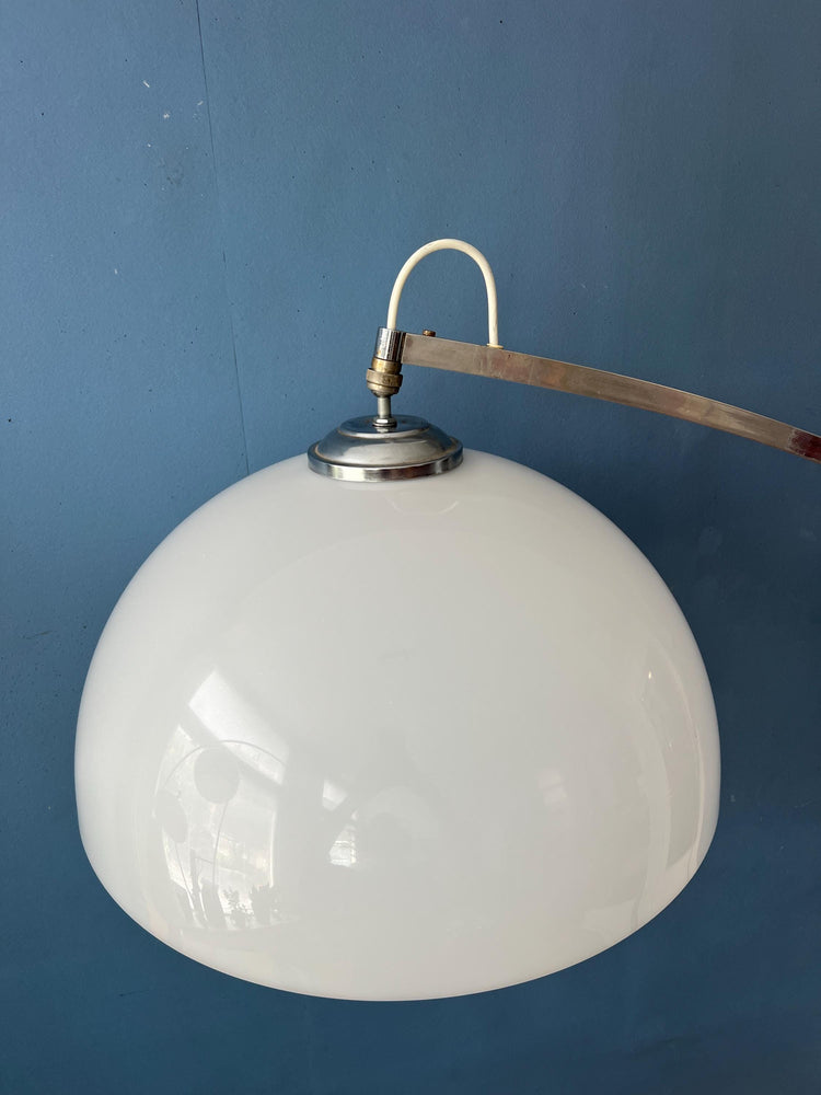 Vintage Space Age Arc Floor Lamp in Style of Guzzini
