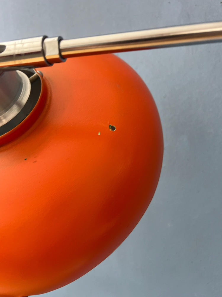 Orange Lakro Swivel Arm Space Age Wall Lamp
