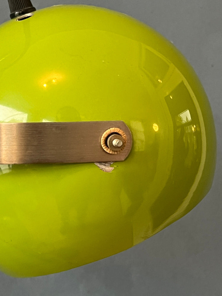 Vintage Green Herda Space Age Eyeball Floor Lamp