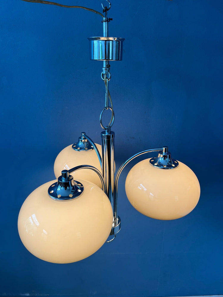 Mid Century Dijkstra Space Age Mushroom Chandelier Pendant Lamp