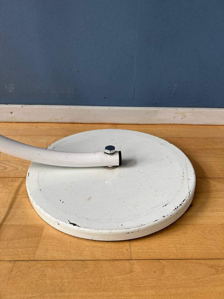 White Mid Century Dijkstra Flexible Snake Mushroom Floor Lamp