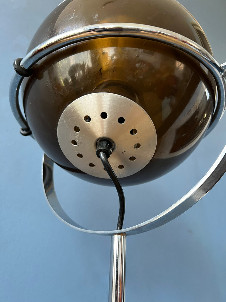 Raak Globe Eyeball Floor Lamp - Space Age Standing Light - Frank Ligtelijn