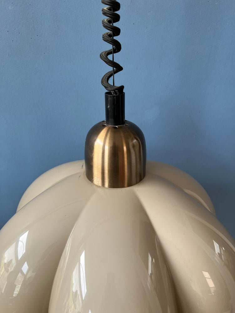 70s Space Age Herda Pendant Light | Mid Century Lamp | Vintage Lighting
