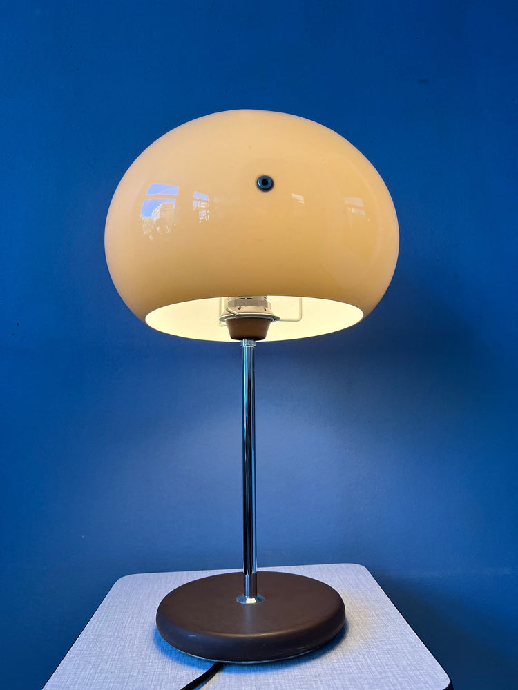 Vintage Dijkstra Mushroom Table Lamp | Space Age Desk Lamp | Mid Century Lamp