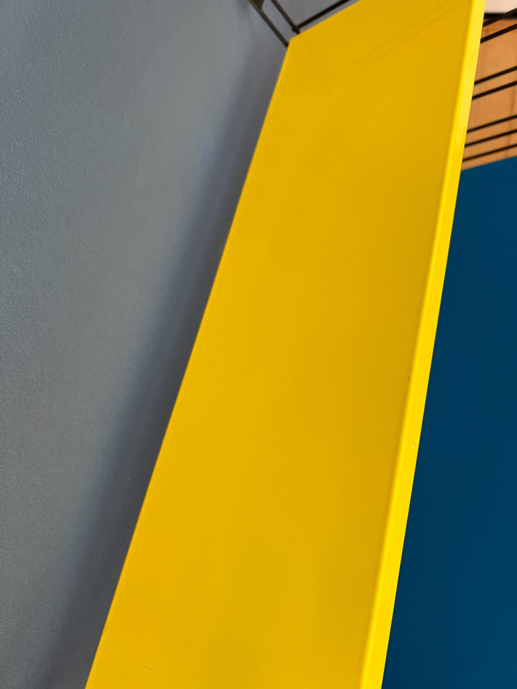 Vintage Yellow, Red and Blue Tomado Wall System - Shelves - Rack - Unit