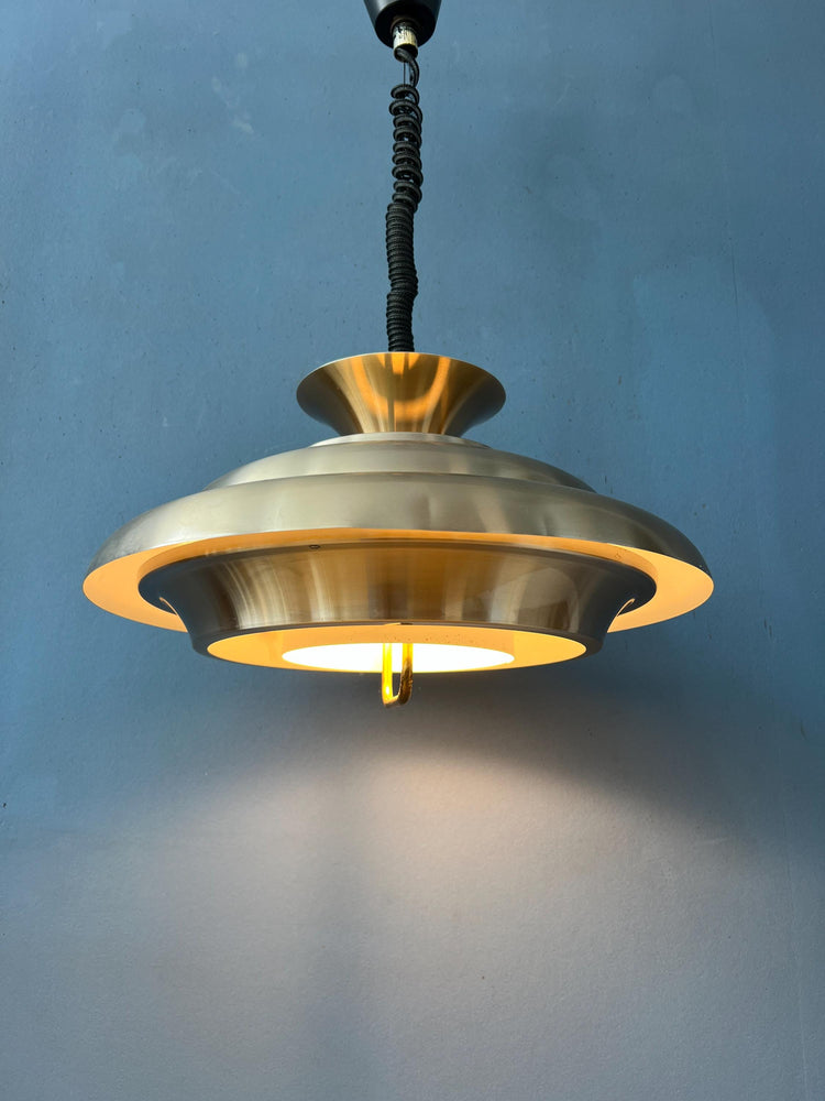 Vintage Mid Century Dijkstra UFO Hanging Lamp
