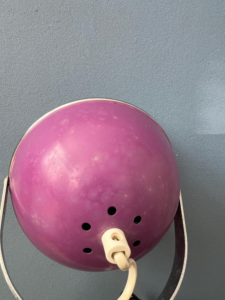 Vintage Purple Space Age Eyeball Desk Lamp