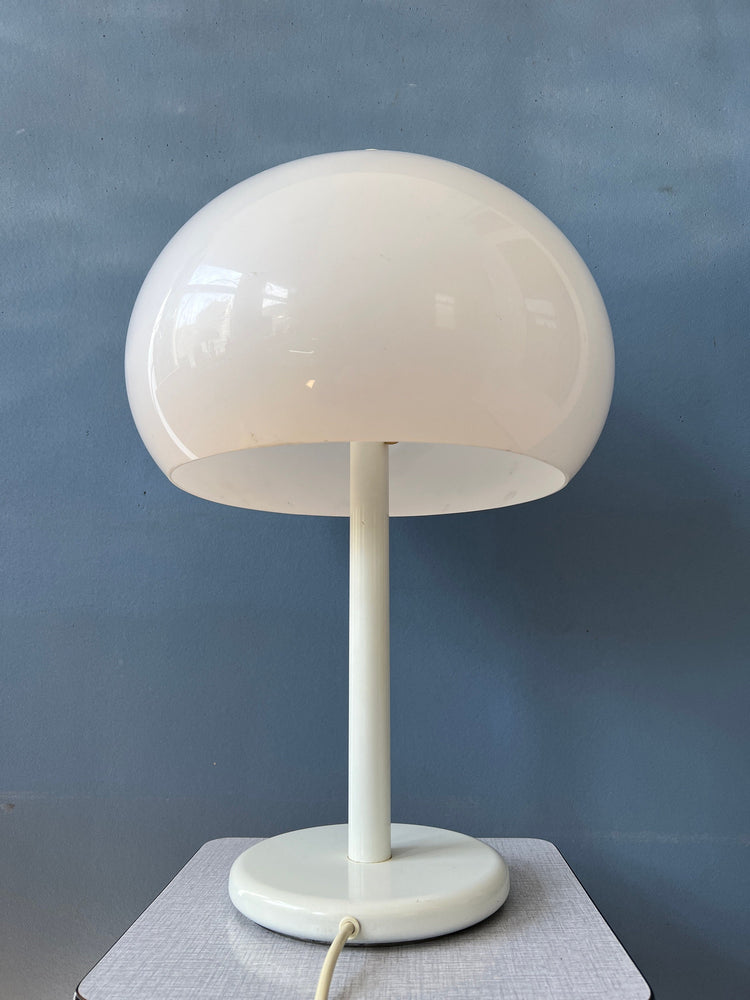 Dijkstra Table Lamp - Vintage Mushroom Desk Lamp - White Space Age Light