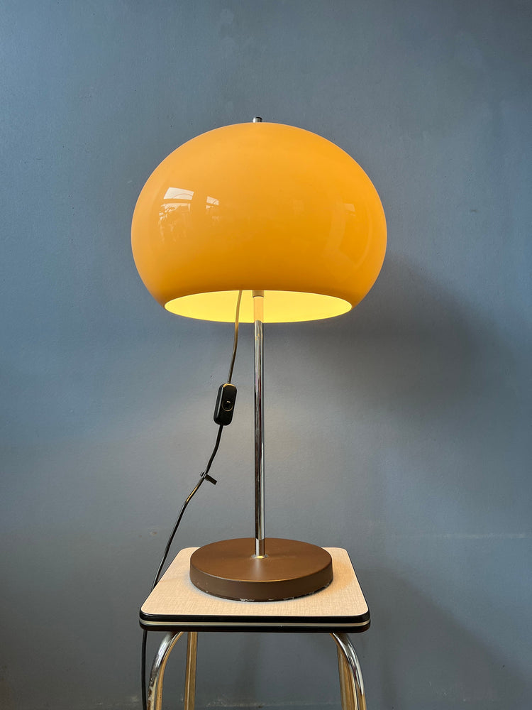 Dijkstra Table Lamp - Mushroom Desk Lamp - Beige Space Age Light