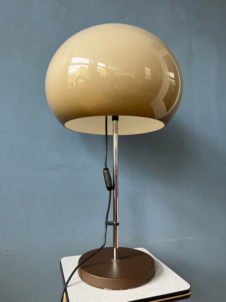Dijkstra Table Lamp - Mushroom Desk Lamp - Beige Space Age Light