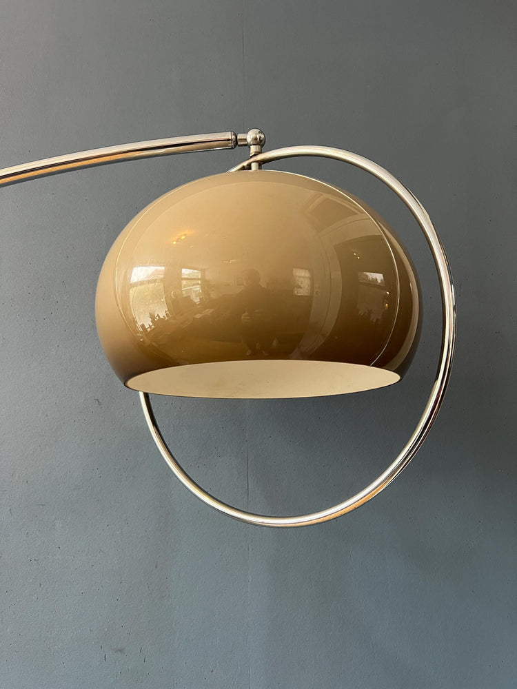 Mid Century Space Age Arc Guzzini Floor Lamp