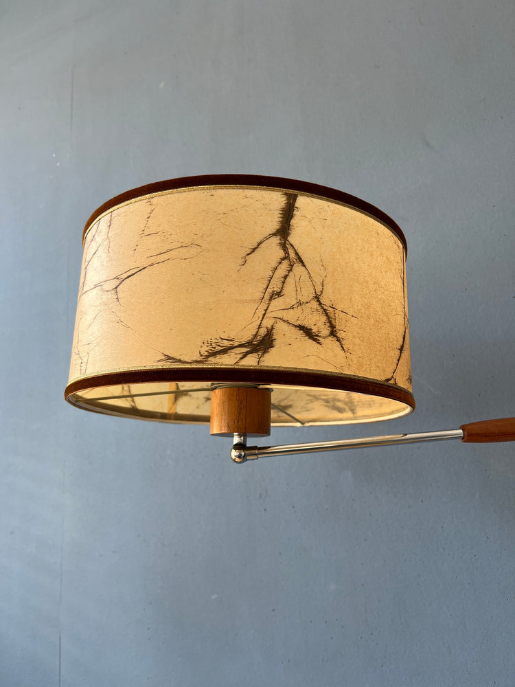 Swing Arm Wall Lamp - Mid Century Teak Wall Lamp - Vintage Sconce