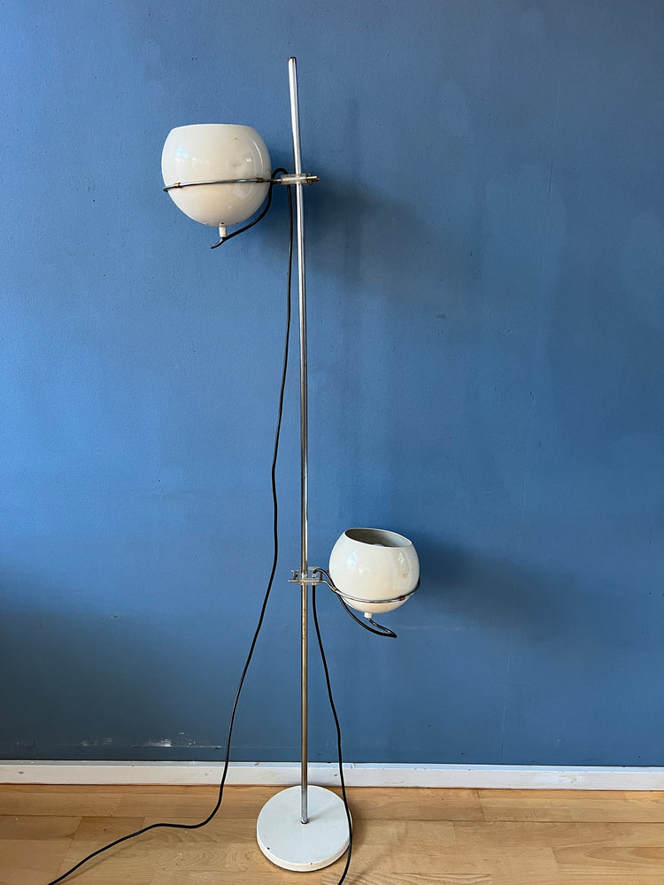 70s Mid Century Beige GEPO Eyeball Floor Lamp