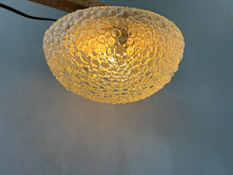Vintage Helena Tynell Glashütte Flush Mount Glass Ceiling Lamp