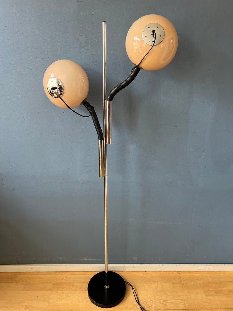 Mid Century Steinhauer Mushroom Floor Lamp - Space Age 70s Standing Light