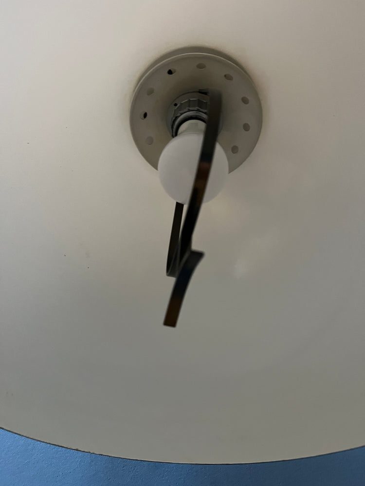 Mid Century Plexiglass Dijkstra Space Age Mushroom Pendant Lamp