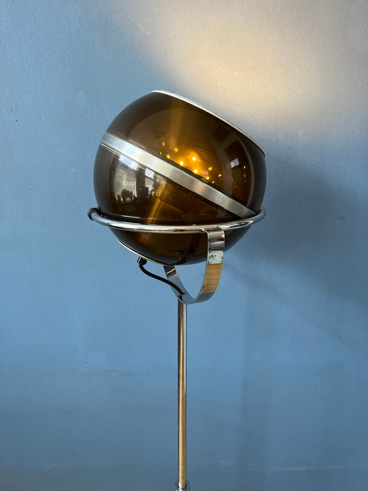 Raak Globe Eyeball Floor Lamp - Space Age Standing Light - Frank Ligtelijn