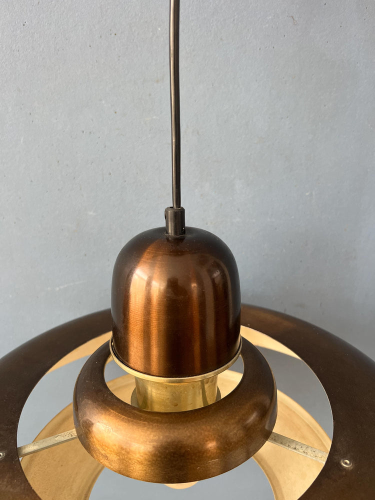 Mid Century Copper Dijkstra UFO Pendant Light