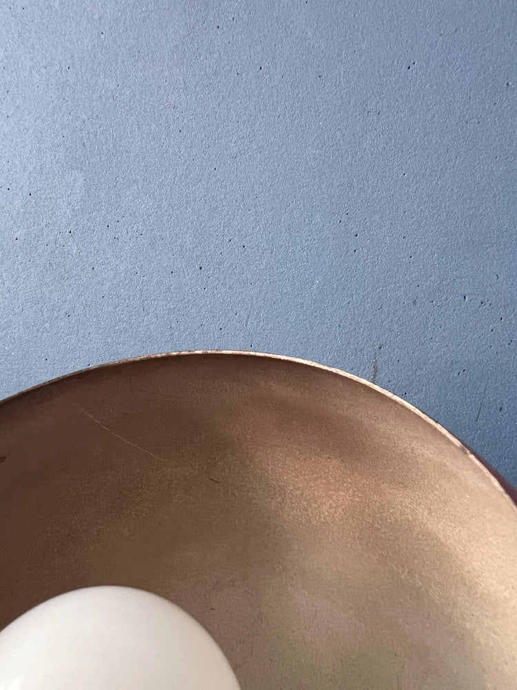 Mid Century Orange Eyeball Floor Lamp