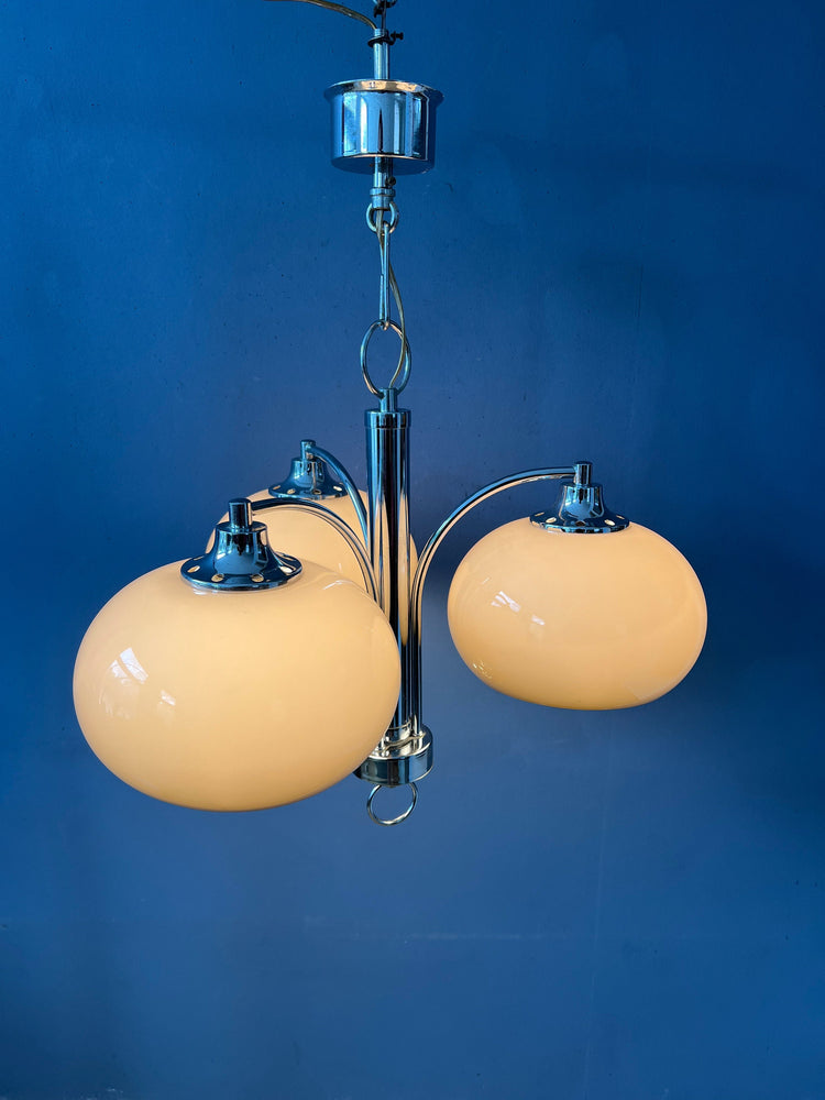 Mid Century Dijkstra Space Age Mushroom Chandelier Pendant Lamp