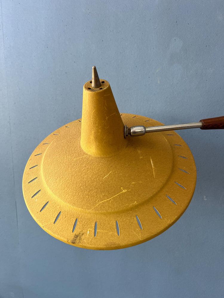 Vintage Swing Arm Van Doorn Wall Lamp in Style of Rietveld's Panama