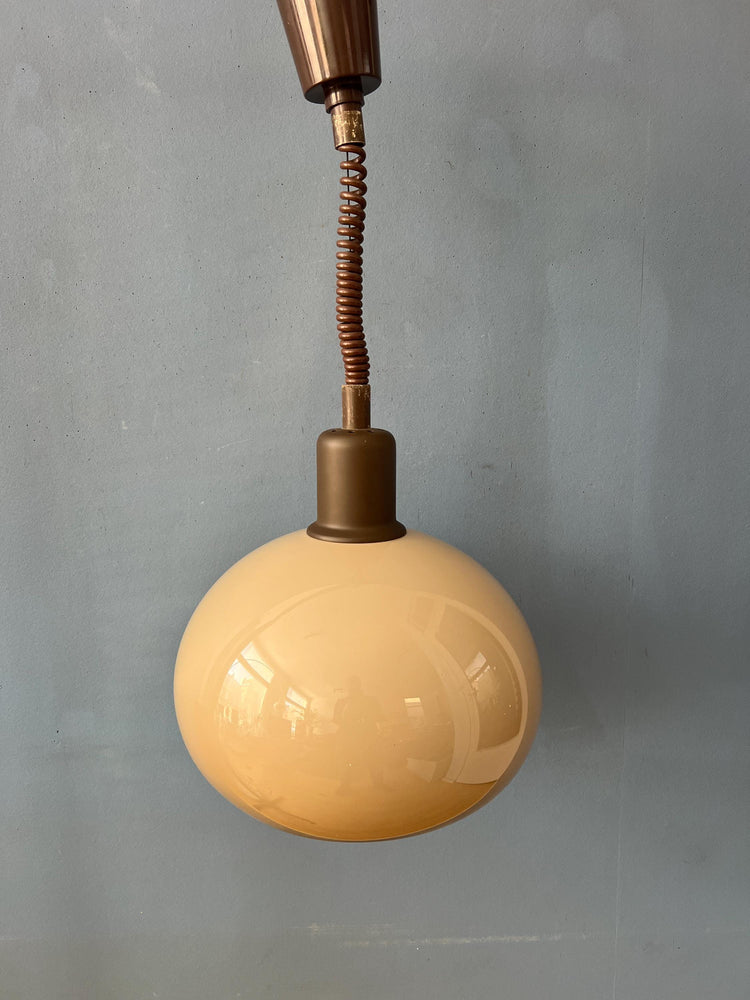 Vintage Space Age Mid Century Mushroom Pendant Lamp