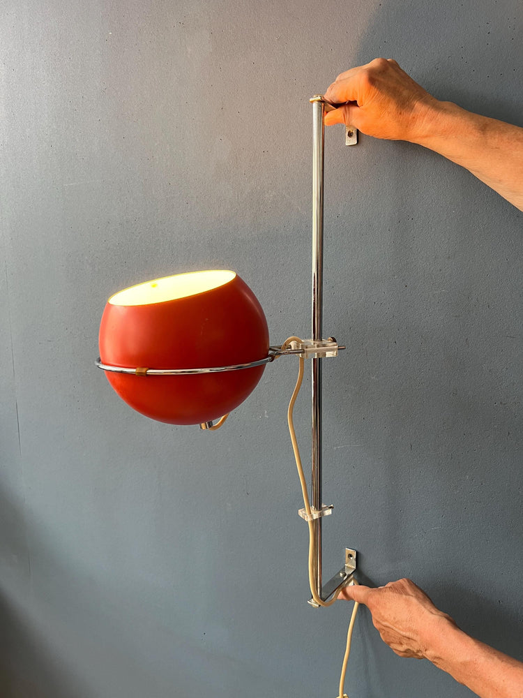 Orange GEPO Eyeball Wall Lamp - Space Age Wall Light