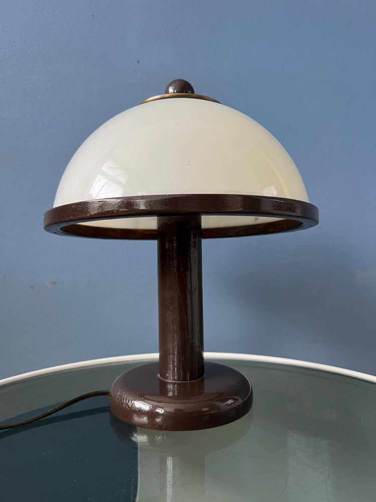 Small Steinhauer Wooden Mushroom Table Lamp