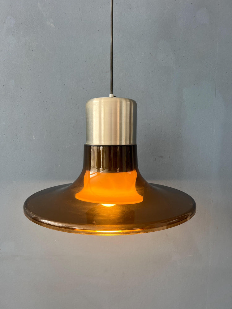 Mid Century UFO Plexiglass Space Age Pendant Lamp