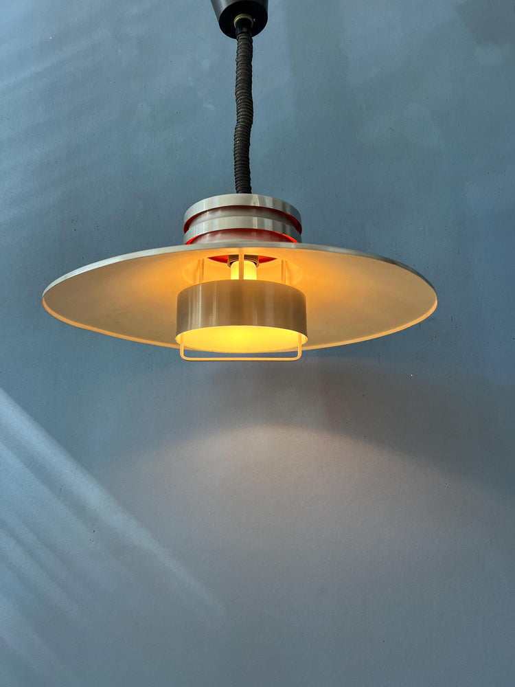 Vintage Aluminium Space Age Pendant Lamp