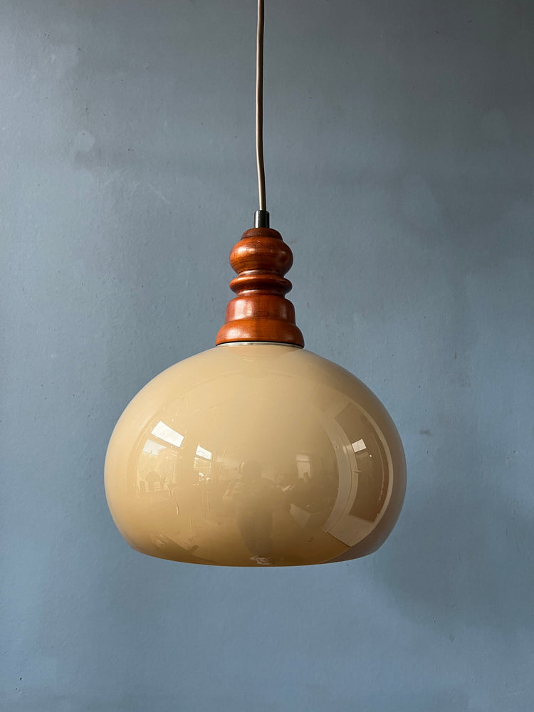 Small Space Age Mushroom Pendant Lamp