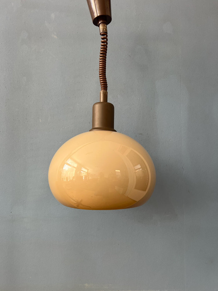 Vintage Space Age Mid Century Mushroom Pendant Lamp