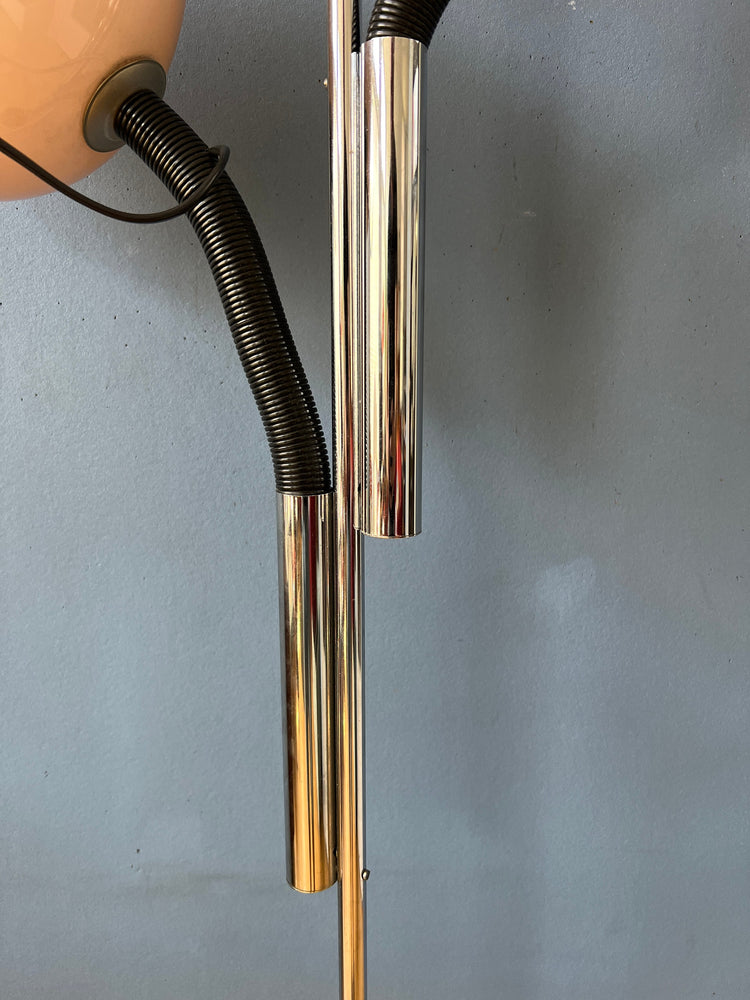 Mid Century Steinhauer Mushroom Floor Lamp - Space Age 70s Standing Light