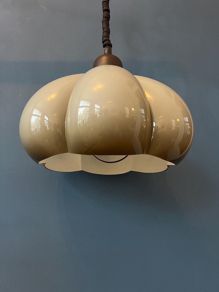 Pexiglass Space Age Flower Pendant Lamp by Herda