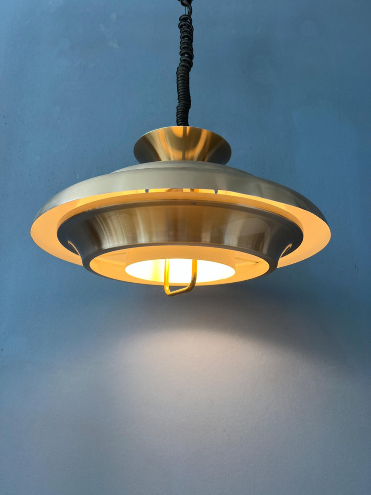 Vintage Mid Century Dijkstra UFO Hanging Lamp