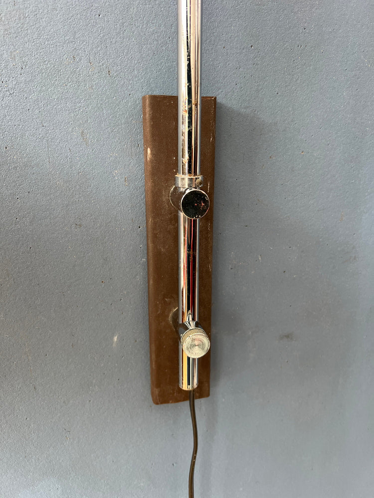 Mid Century Herda Mushroom Arc Wall Lamp - Space Age Light Fixture