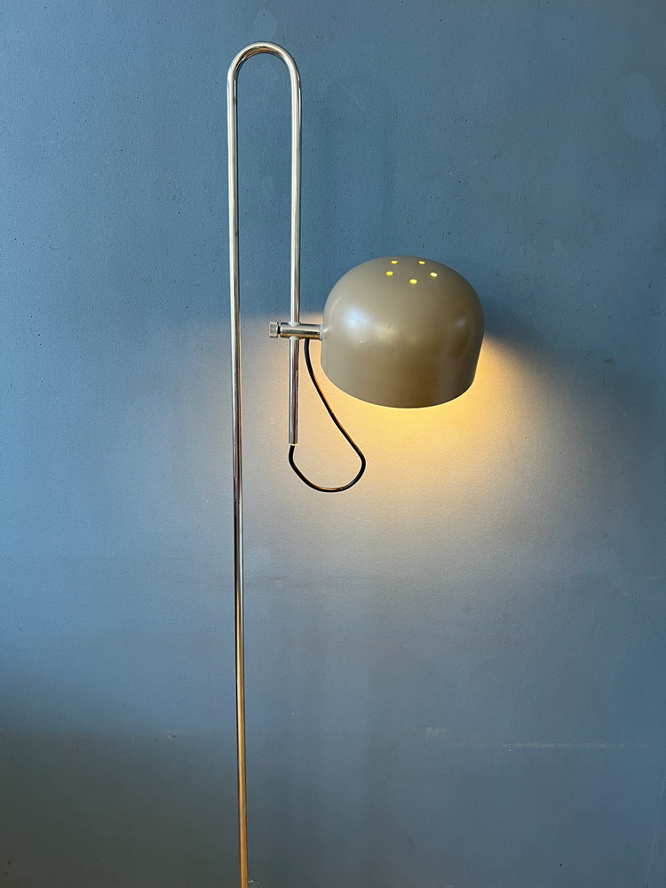 Vintage Anvia Beige Adjustable Floor Lamp