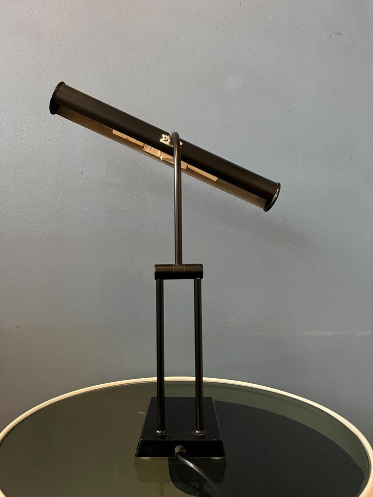 Vintage Black Piano Style Desk Lamp