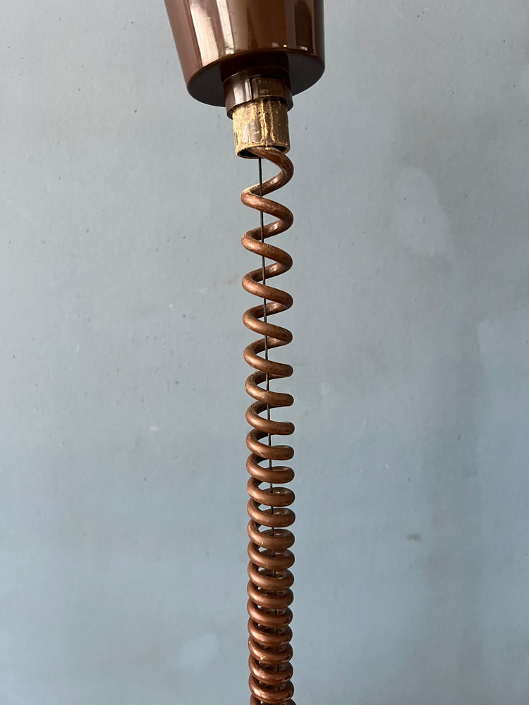 Vintage Beige Mushroom Acrylic Glass Pendant Lamp