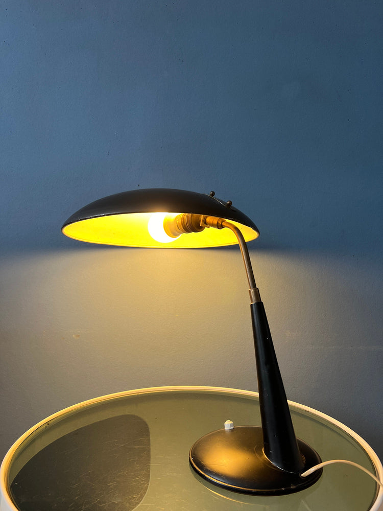 Black Vintage Christian Dell Desk Lamp for Kaiser Leuchten