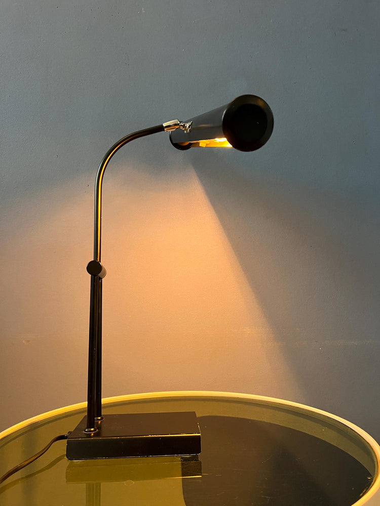 Vintage Black Piano Style Desk Lamp