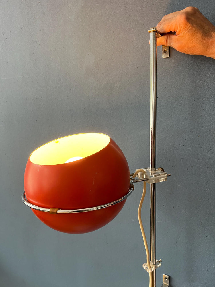 Orange GEPO Eyeball Wall Lamp - Space Age Wall Light