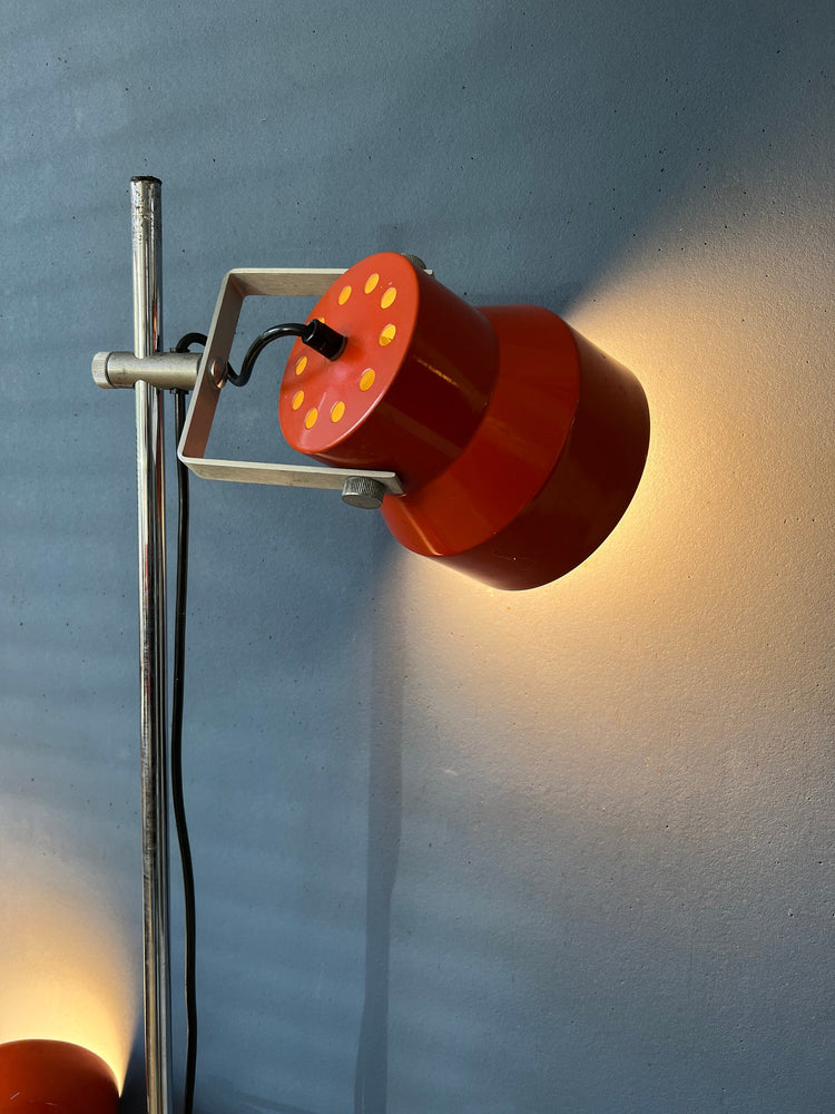 Anvia Orange Mid Century Space Age Floor Lamp
