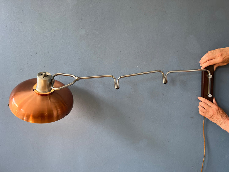 Lakro Swing-Arm Wall Lamp - Space Age Wall Light - UFO Light Fixture