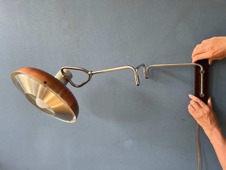 Lakro Swing-Arm Wall Lamp - Space Age Wall Light - UFO Light Fixture