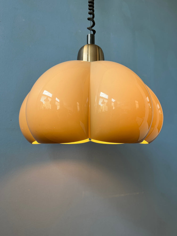 70s Space Age Herda Pendant Light | Mid Century Lamp | Vintage Lighting
